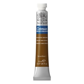 Reeves Winsor & Newton Cotman Water Colours 8Ml-Van Dyke Brown