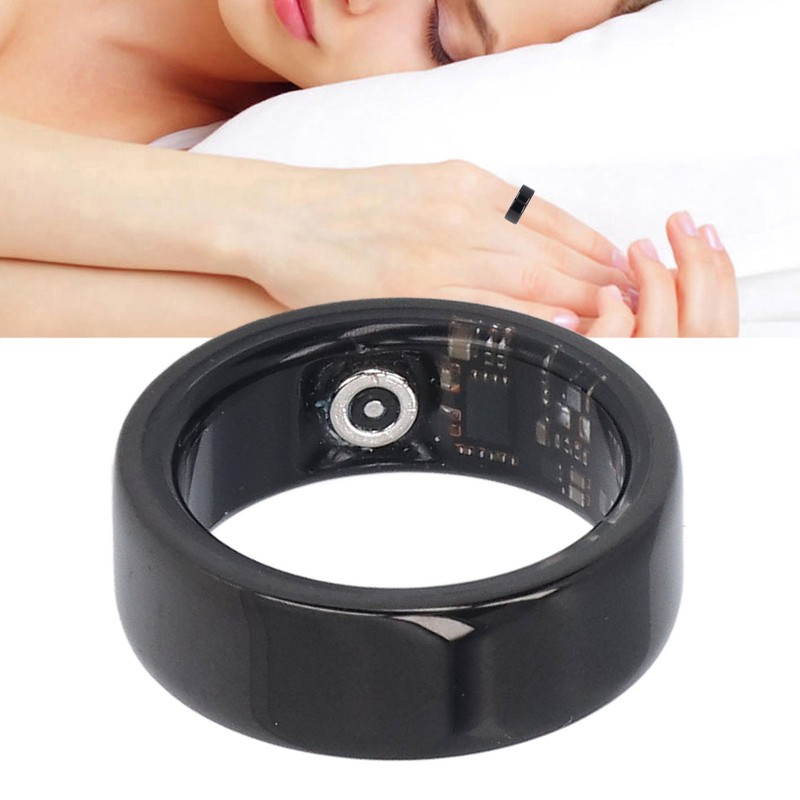 Smart Health Ring Bluetooth Sleep Monitoring Step Counting IP68 Waterproof