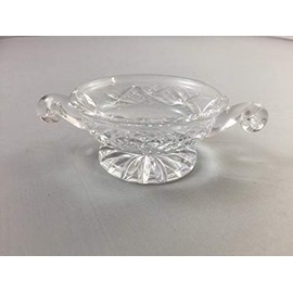 Hand Cut 24% Lead Crystal Scottish Quaish Loving Cup or Potpourri Bowl