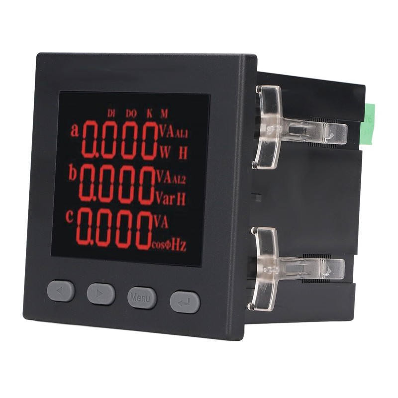 3 Phase Digital Ammeter Intelligent Multi Function Energy Power Meter