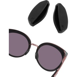 Bowyer 1 Pair Replacement Nose Pads Compatible with Oakley Top Knot/HSTN/Side Swept/Spindrift/Wildrye/Sielo Sunglass-Black