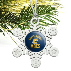GRAPHICS & MORE University of Tennessee at Chattanooga Mocs Metal Snowflake Christmas Tree Holiday Ornament