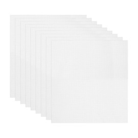 uxcell 14.6 x 15.7" Silicone Dehydrator Sheets, 9 Pcs Non-Stick Dehydrator Drying Mesh Reusable Fruit Dryer Mat for Food Dehydrator Fruit Dryer, White