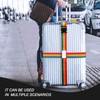 EULAPGOE Heavy Duty Luggage Luggage Strap, Rainbow Heavy Duty Lockable