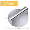 VivoGlow 2 Pack Stainless Steel Smash Burger Press | Flat