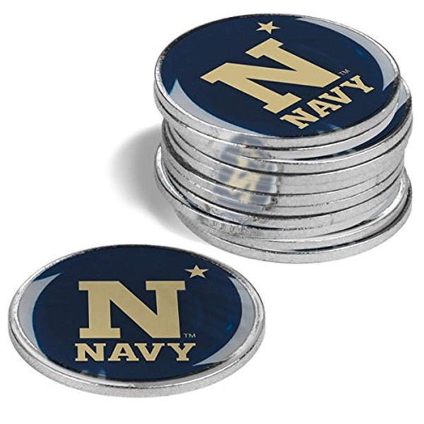 LinksWalker Naval Academy Midshipmen - 12 Pack Ball Markers