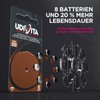 8 Batterien für Hörgeräte Größe 312 + 200 Udiclean Reinigungstücher