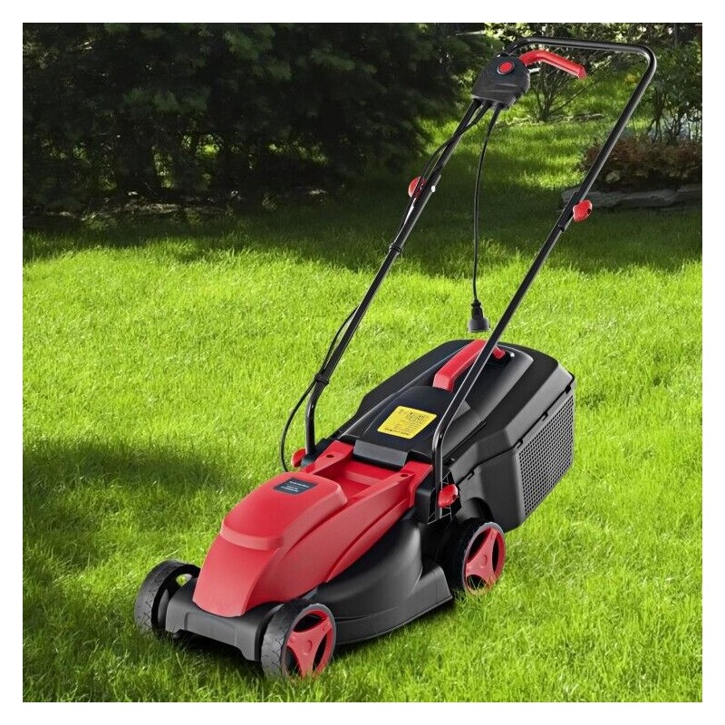 Costway 12-AMP Electric Lawn Mower Corded 13.5" Adjustable Height With