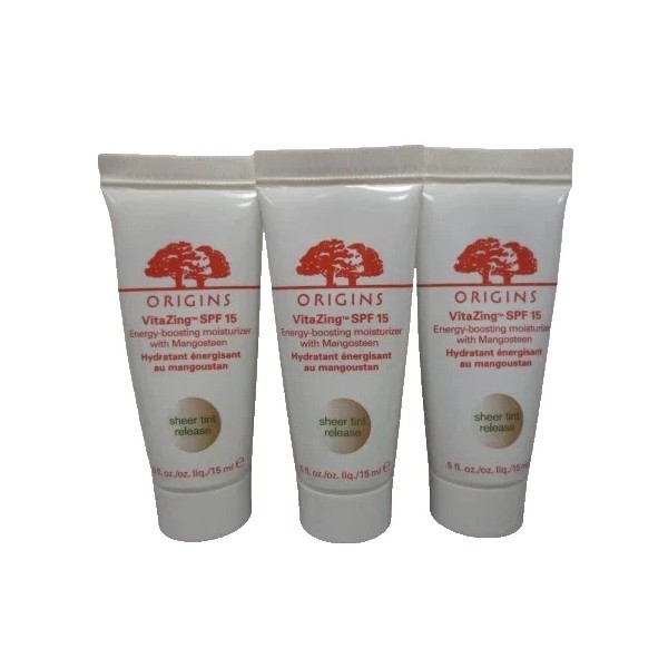 ORIGINS VITAZING SPF 15 ENERGY BOOSTING MOISTURIZER WITH MANGOSTEEN 0.5