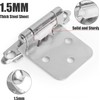 50PCS Cabinet Hinges with 250 Screws, Kitchen Cabinet Door Hinges,
