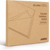 JADENS Portable Printer with 6 Rolls of Thermal Paper, Inkless