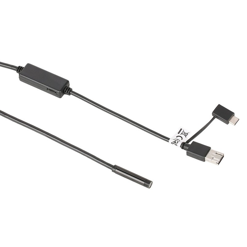 USB Endoscope 3 in 1 Endoscope Waterproof Snake Camera with