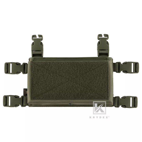 KRYDEX Tactical Placard Holder Micro Fight Front Panel for Chest