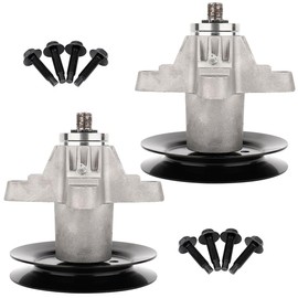 AUTOMUTO Spindle Assembly Mower Spindle Kit for MTD for Cub Cadet 50 Deck Blade 918-04125 Mower Deck 918-04126 2pcs Mandrel Assembly
