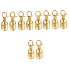 Operitacx 5sets End Stoppers with Snap Hooks for Guardrail Connectors Durable Cord End Caps for Home Hotel Commercial Use Easy Installation Versatile Design 2pcs*5