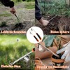 PASLFC Gardening Hand Weeder, Weed Remover Device, Stainless Steel, Uprooting