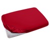 Moonlight Bedding Super King Fitted Sheet Red - Premium 25cm