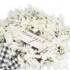 Imitation White Dogwood Wreath Simulation Vibrant Wreath Decoration for Home