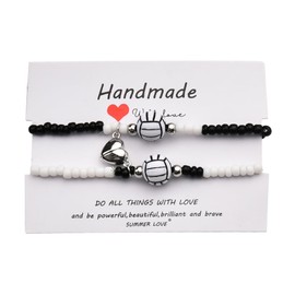 Matching Volleyball Gifts Bracelets for Team Friendship Gifts for Women Men Friends Christmas Birthday Gifts for Sister Brother Beaded Bracelet for Volleyball Lovers Gifts for Son Daughter