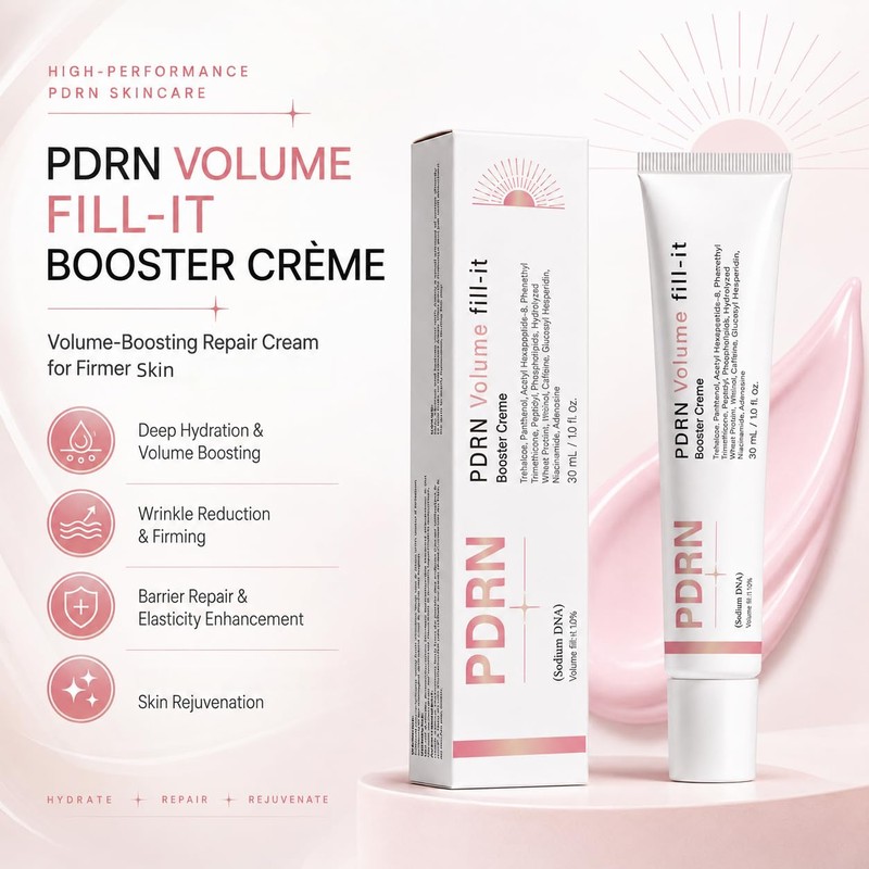PDRN Volume Fill-It Booster Cream, Firming Face Care, 1.0 fl.