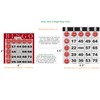 Carewon 2500 Bingo Chips, Red (1 of 3 Colors), ¾”,