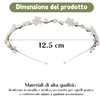 Esshogo 1 Piece Communion Headband for Girls and Bride, Hair