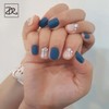 [Handmade Nail Tips] Feminine see-through checked nails / [수제네일팁] 여성스러운