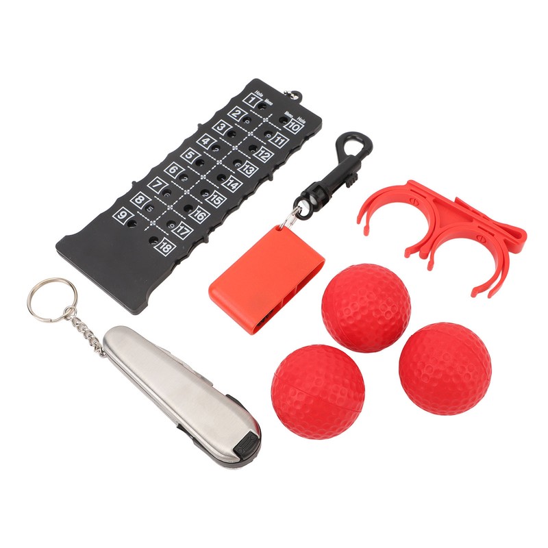 6 in 1 Golf Accessory Bag PU Leather with Tees