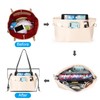 Etercycle Handbag Organiser, Nylon Bag Organiser with Key Ring, Inner