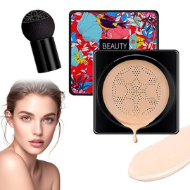 Mushroom Head Air Cushion CC Cream, Mushroom Head Air Cushion Foundation CC Cream, CC Cream Air Cushion Foundation, CC Cream Primer, Mushroom Head Air Cushion CC Cream (Natural Colour)