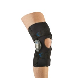 United Ortho 300170-05 Short Neoprene Wraparound Hinged Knee Brace, Medium