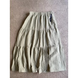 Architect NWT architect Women’s LARGE Desert Sage Green Flowy Long Skirt $40