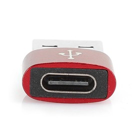 Usb 3.1 Type C Female To Usb 3.0 Male Adapter Converter | Type-C Female To Usb 3.0 Male Adapter | Usb C 3.1 Type C Female To Usb 3.0 Type A Male Port Converter For Android Mobiles. (Red)