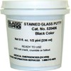Glass Pro Stained Glass Putty Black 1/2 Pint