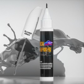 Touch Up Paint for Cars(Sliver Grey), Automotive Car Touch Up Paint Pen, Two-In-One Car Paint Scratch Repair, Car Scratch Remover for Deep Scratches, Special-Purpose Car Paint.