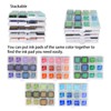 Sanfurney Ink Pad Cube Caddy Mini Size Stamp Pad Storage