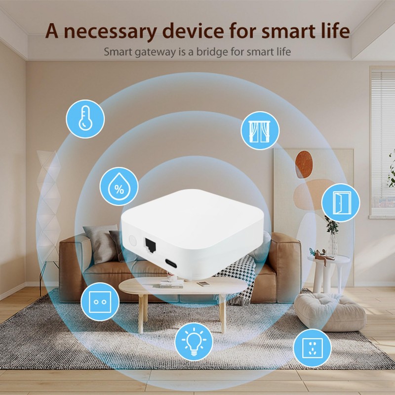 Tuya Zigbee 3.0 Hub/Wired POE Gateway for Tuya Devices, APP