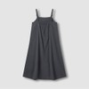 JAJU [JAJU] Women's Crisp Seersucker Bustier Dress_Charcoal