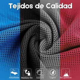 Toalla de Enfriamiento Deportiva 4 Piezas, Toallas de Ultra Absorbente para Yoga, Golf, Gimnasio, Camping, Correr, Entrenamiento
