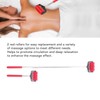 2pcs Telescopic Back Massage Roller Stainless Steel Rolling Back Massager
