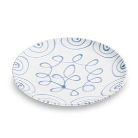 Gmundner Ceramics - Meat Plate Diameter 25 cm Mottled Blue