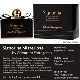 Signorina Misteriosa by Salvatore Ferragamo perfume EDP 3.3 / 3.4 oz New in Box 8034097959721