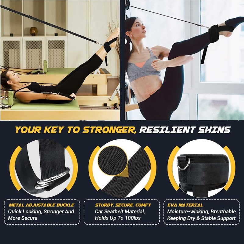 Ankle Strap for Cable Machines and Dumbbells Weights, Ankle Straps