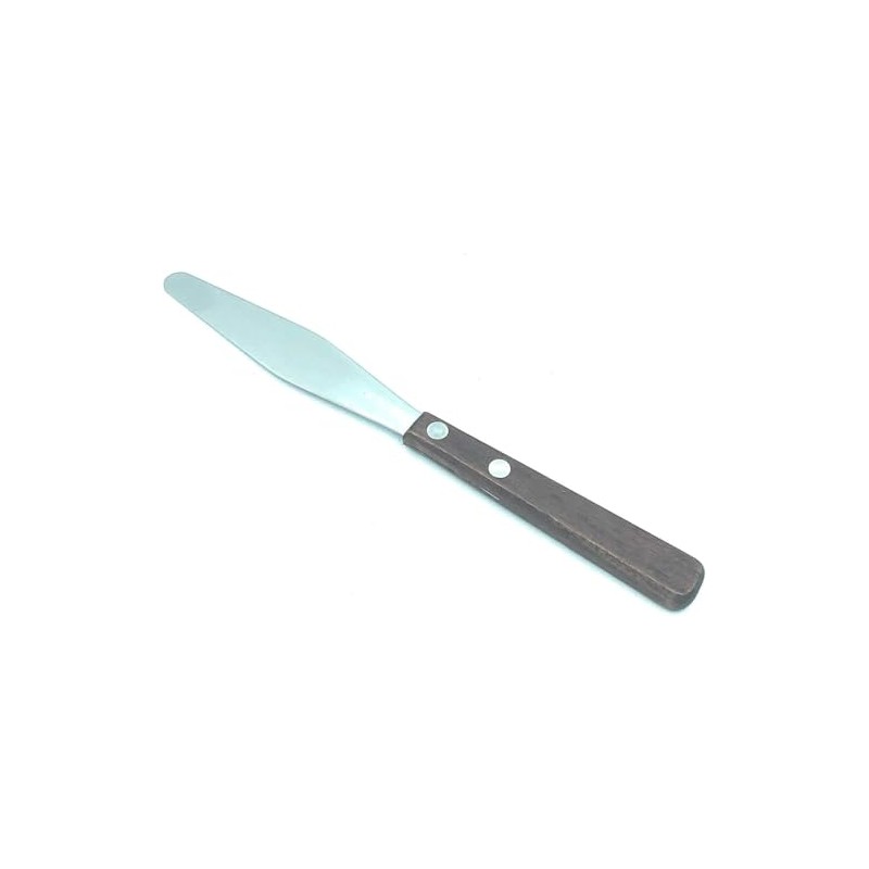 SQUADO Professional Waxing Spatula, Stainless Steel Blade, Wooden Handle, Hair