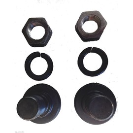 Replacement Bush Hog Rotary Cutter Blade Bolt Kit Code 63607, 2 Bolts with Nuts and Lock Washers