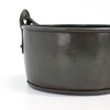 brocant iron oval bucket