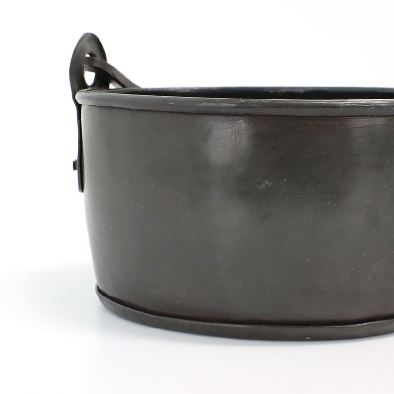 brocant iron oval bucket