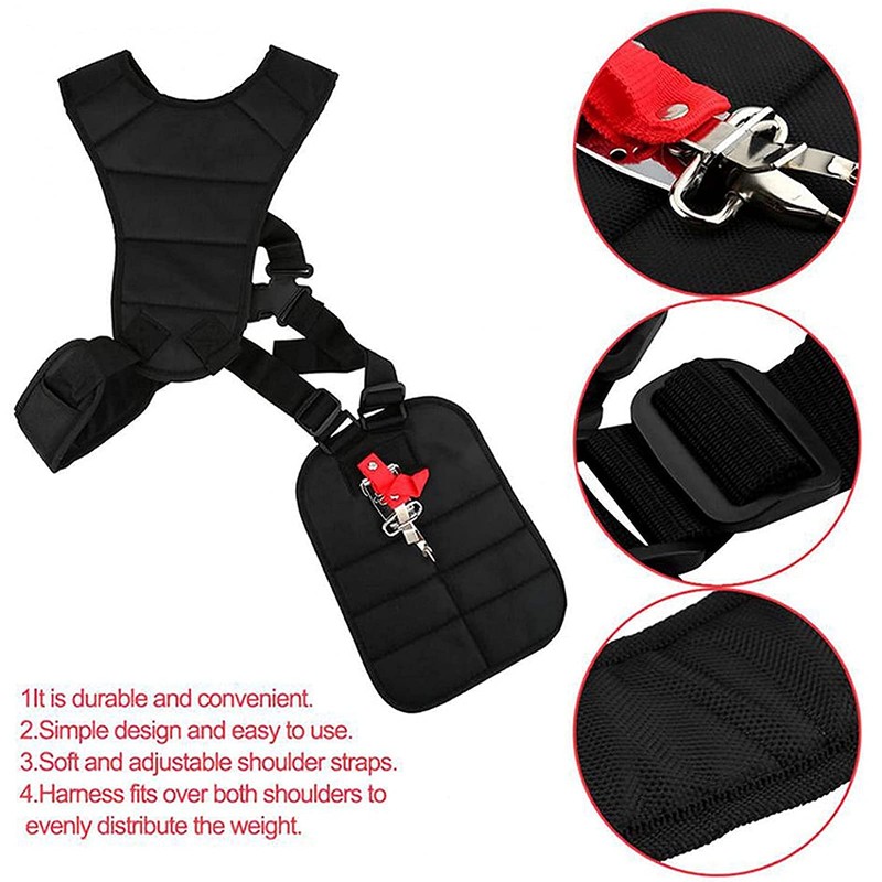 Carry Strap Shoulder Strap for Brush Cutter, Double Shoulder Strap