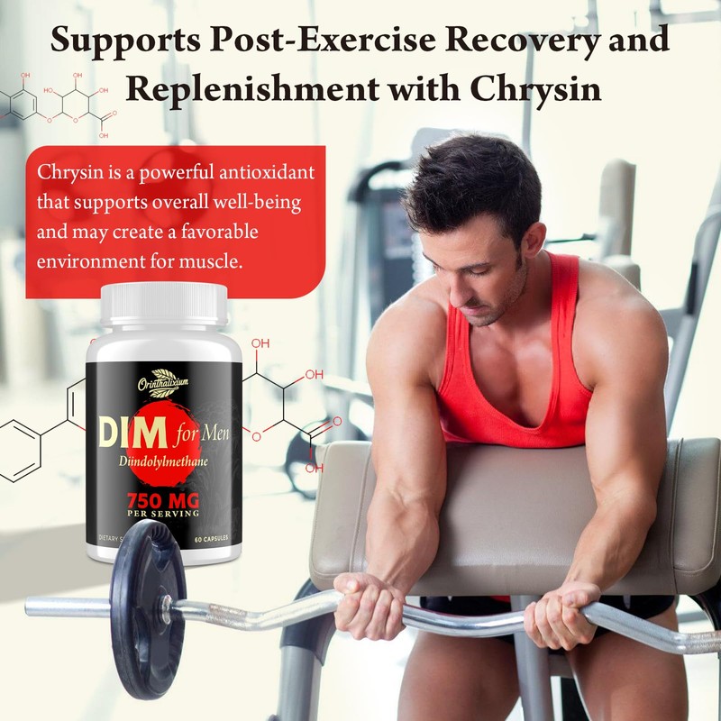 Orinthalixium DIM for Men 750MG – Hormone Balance, Estrogen Support