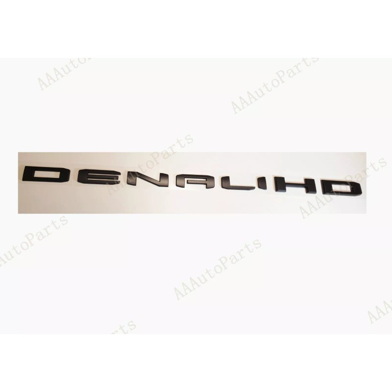 GMC 4PC Set Matte Black DENALI HD DENALI SIERRA Emblems